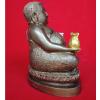 Home Buddha Jewelry Amulet 7" Thai Buddha Amulets Magic Sangkajai Miracle Rich Lucky Happy Buddha Real Pendant by Lp Hong Prompaanyo view 3