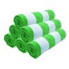 anatolian Beach Towels - Large (35"x 60") in Cabana Stripes or Solid Colors for Pool, Bath 100% Cotton - Made in Turkey (6 Pack Green) view 1