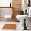 Allure Home Creation Cat 3-Piece Black Ceramic Toilet Brush Holder with White Plastic Brush and Soap Dispenser Set-Black view 2