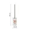 Gedy Clothilde Toilet Brush Toilet, Ceramic, White, Single view 4