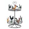 Countertop Rack Organizer, Rooster 2-tier Spice Storage Countertop Rack Display view 1