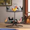 Countertop Rack Organizer, Rooster 2-tier Spice Storage Countertop Rack Display view 2