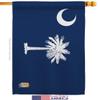 South Carolina House Flag Americana States USA American Territories Republic Country Particular Area Small Decorative Gift Yard Banner Made In 28 X 40 view 2