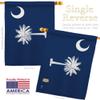 South Carolina House Flag Americana States USA American Territories Republic Country Particular Area Small Decorative Gift Yard Banner Made In 28 X 40 view 3