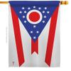 Ohio House Flag Americana States USA American Territories Republic Country Particular Area Small Decorative Gift Yard Banner Made In 28 X 40 view 1