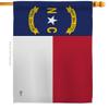North Carolina House Flag Americana States USA American Territories Republic Country Particular Area Small Decorative Gift Yard Banner Made In 28 X 40 view 1