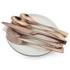 BRIIEC Luxury Mirror Polishing Rose Gold 20 Pieces 18/10 Stainless Steel Steak Knife and Spoon Fork Silverware Set, Service for 4 view 4