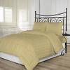 RBS Bedding's 650 Thread Count 1pc Comforter (300 GSM Microfiber Fill Box Stitched) Twin/Single Bed Size(64 x 86 inches), Beige Stripe 100% Egyptian Cotton view 2