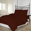 RBS Bedding's 650 Thread Count 1pc Comforter (300 GSM Microfiber Fill Box Stitched) Three Quarter/Small Double(64 x 86 inches), Burgundy Stripe 100% Egyptian view 2