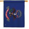 North Dakota House Flag Americana States USA American Territories Republic Country Particular Area Small Decorative Gift Yard Banner Made In 28 X 40 view 1
