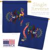 North Dakota House Flag Americana States USA American Territories Republic Country Particular Area Small Decorative Gift Yard Banner Made In 28 X 40 view 3