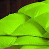 RBS Bedding's 650 Thread Count 1pc Comforter (300 GSM Microfiber Fill Box Stitched) Hospital Twin Size(64 x 86 inches), Parrot Green Stripe 100% Egyptian Cotton view 3