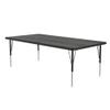 Correll 36"x72" Activity Table, Height Adjustable , New England Driftwood Durable High Pressue Laminate (A3672-REC-52) view 1