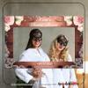 Custom Rustic Lace Bridal Shower Photo Booth Frame  Wooden Bridal Shower Photo Booth Prop - Personalized Bridal Shower Decorations view 3