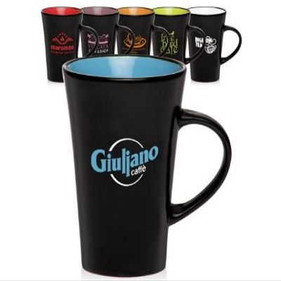 10oz Matt Finish Tazo Mugs - Add Your Companies Logo (144 Custom Mugs) (Purple)