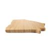 BambooMN Georgia Silhouette Bamboo Serving and Cutting Board - 2 Units - 10" x 11" x 0.6" view 3