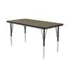Correll 24"x48" Activity Table, Height Adjustable , Colonial Hickory Durable High Pressue Laminate (A2448-REC-53) view 1