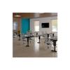 Correll 18"x60", Montana Granite HP Laminate Height Adjustable Seminar, Training or Classroom Table with Folding Panel Leg, Seats 2 (SPA1860PX-55) view 2