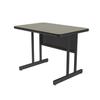 Correll 24"x48" Training & Computer Tables, Savannah Sand High Pressure Laminate, Keyboard Height Work Station (CS2448-54) view 1