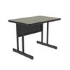 Correll 24"x48" Training & Computer Tables, Savannah Sand High Pressure Laminate, Keyboard Height Work Station (CS2448-54) view 3