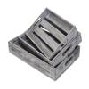 Set of 3 Wood Slat Tray - Gray Wash view 2