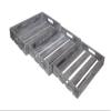 Set of 3 Wood Slat Tray - Gray Wash view 4
