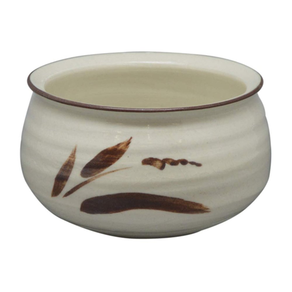 Goto Building Water White, Size: Diameter 4.2 x Height 2.4 inches (10.6 x 6.2 cm), for Sencha, Shino Paper Box Included