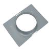 Whirlpool W10388168 Range Hood 7" Damper Mounting Plate view 1