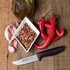 Arcos Knife Set of 6. 4 Inch Nitrum Stainless Steel blade. Professional Knife for Peeling Fruits and Vegetable. Ergonomic Polyoxymethylene Handle. Series Universal. Black Color view 2