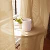 MIULEE 2 Panels Solid Color Taupe Brown Sheer Curtains Elegant Grommet Window Voile Panels/Drapes/Treatment for Bedroom Living Room (54X84 Inch) view 3