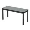 Correll LR2460-55 24"X60" Office & Library Work Table Rock, Montana Granite view 1