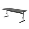Correll 30"x60" Adjustable Height Training & Computer Tables, New England Driftwood High Pressure Laminate, Computer Work Station (CSA3060-52) view 1