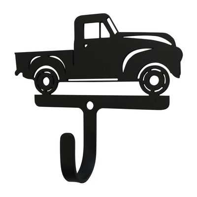 Village Wrought Iron Antique Truck Wall Hook Decorative Small