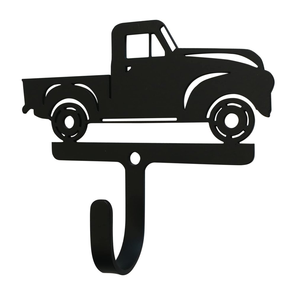 Village Wrought Iron Antique Truck Wall Hook Decorative Small