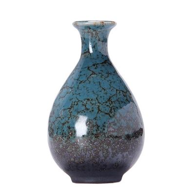 FANCY PUMPKIN Exquisite Small Ceramic Vase Decorative Flower Vase for Home/Office Decoration, D