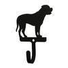 Village Wrought Iron Mastiff Dog Wall Hook Decorative Small view 1