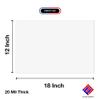 Flexible Magnets Dry Erase Sheet without Markers (3, 12 x 18) view 2