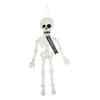 Mud Pie Halloween Skeleton Door Hanger, White, 59" x 19" view 1