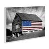 Stupell Industries 'Black & White Barn with American Flag', Wall Plaque Art, 19 x 13 Inches, Easy to Hang and Sturdy, Made in USA, by James Mcloughlin view 2