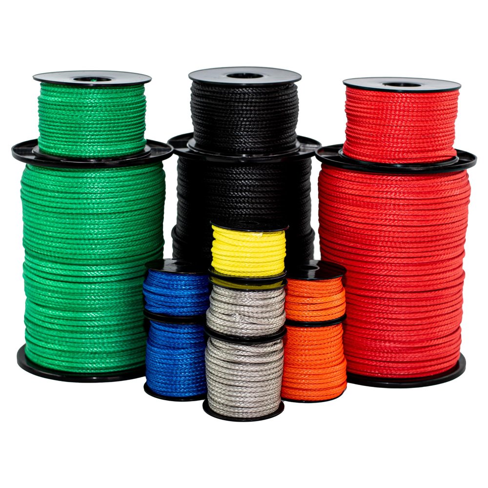 SGT KNOTS Hollow Braid HMPE Rope Ultra-Strong, UV and Abrasion Resistant, High Strength-to-Weight Ratio, Lightweight for Arborists, Boating, Camping, Lifting, & Crafting (3/16", 50ft, Orange)