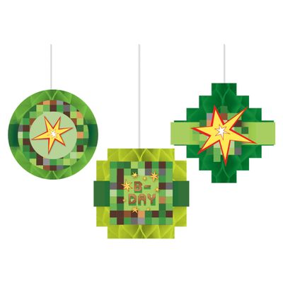 Amscan 291778 TNT Party! Honeycomb Decoration, 3 pcs, Birthday