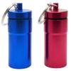 FAYALA Aluminum Waterproof Pill Case Bottle and Pill Container Pill Box 2 Packs Large Aluminum Waterproof Pill Box for Medicine,Metal Pill Keychain Holder Container for Travel. view 1