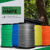 SGT KNOTS Hollow Braid HMPE Rope Ultra-Strong, UV and Abrasion Resistant, High Strength-to-Weight Ratio, Lightweight for Arborists, Boating, Camping, Lifting, & Crafting (3/16", 50ft, Red) view 3