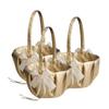 Alex Emotions Gold & Ivory Wedding Ring Bearer Pillow and Flower Girl Basket Set  Satin & Ribbons  Pairs Well with Most Dresses & Themes  Splendour Every Wedding Deserves view 1