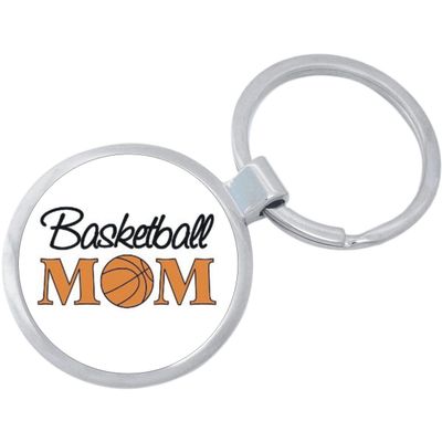 NewCharms Basketball Mom Keychain Featuring Loop for Keys or Backpack