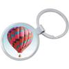 Hot Air Balloon Keychain Featuring Loop for Keys or Backpack view 1