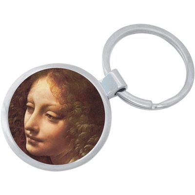 Renaissance Art Keychain Featuring Loop for Keys or Backpack