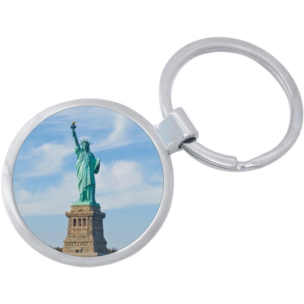 Statue Of Liberty Keychain Featuring Loop for Keys or Backpack