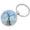 Statue Of Liberty Keychain Featuring Loop for Keys or Backpack view 1