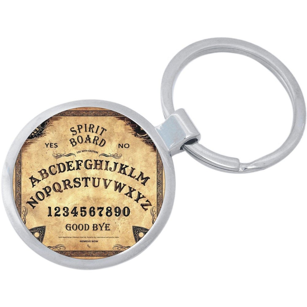 NewCharms Ouija Board Spirit Ghosts Keychain Featuring Loop for Keys or Backpack
